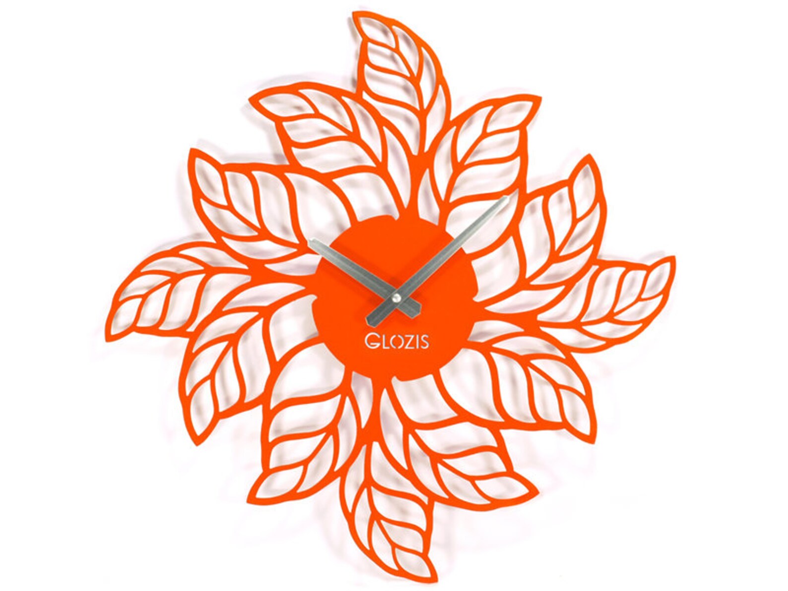 Modern Wall Clock Large Wall Clock Leaves Design Wall Clock Etsy Canada