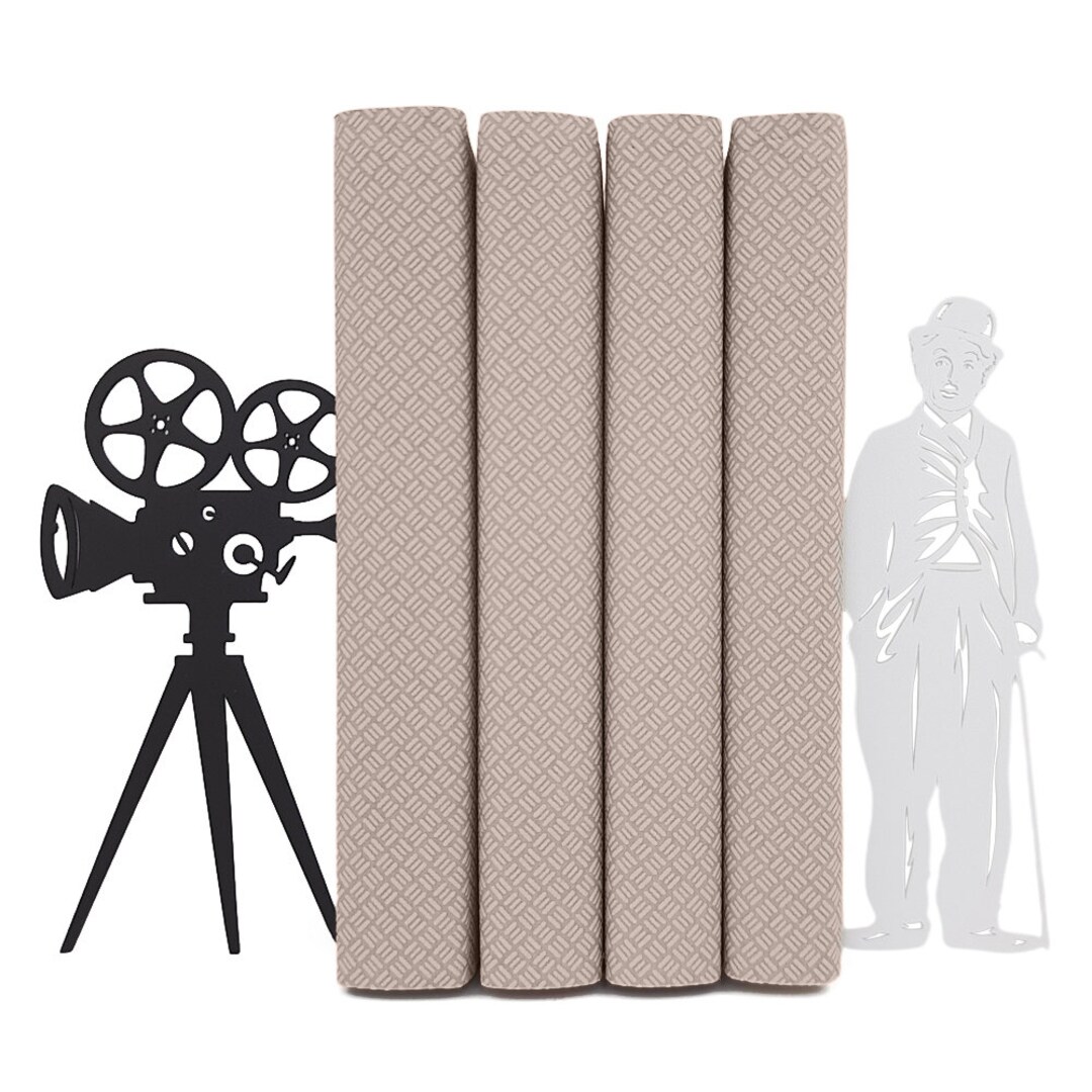 Bookends Movie / Charlie Chaplin Bookends Unique / Heavy Book Ends