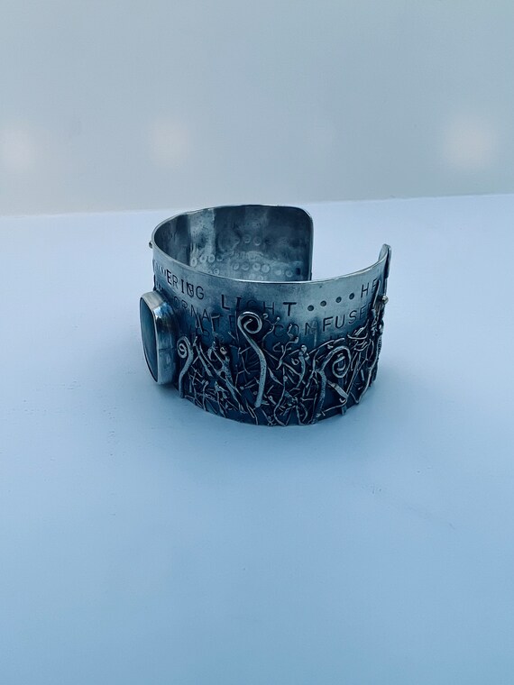 Sterling cuff  bracelet - image 10