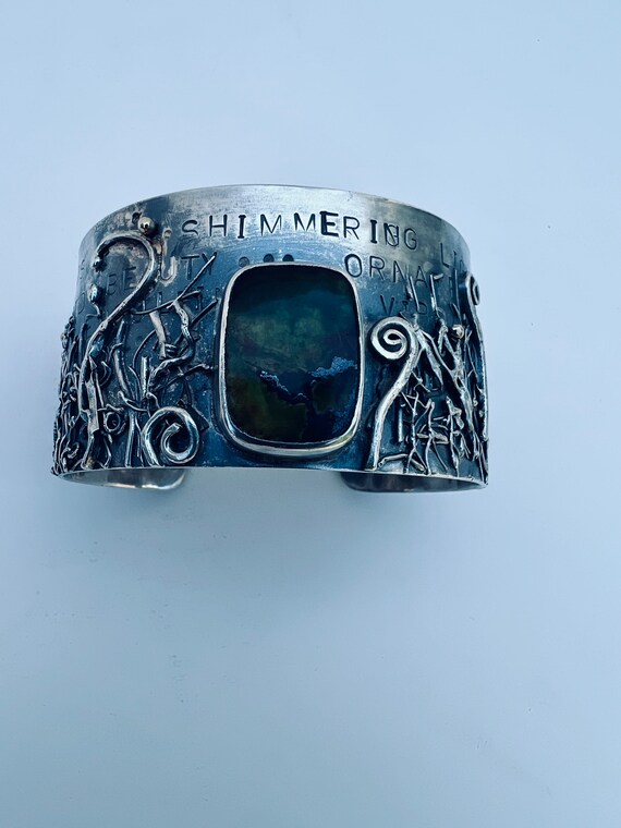 Sterling cuff  bracelet - image 7