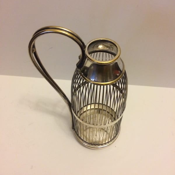 Quist Silver-Plated  Bottle Wine /Champagne Holder  Server Pourer ,Art Deco style