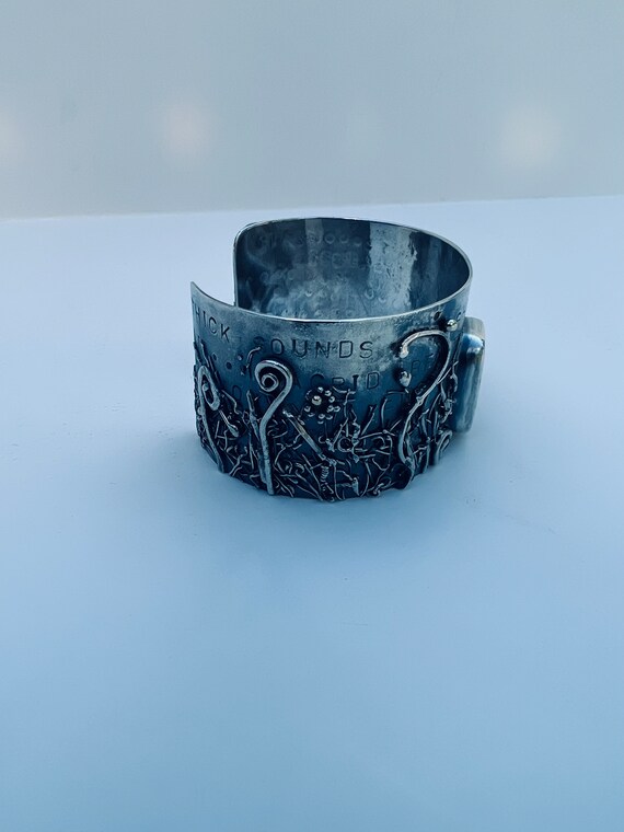Sterling cuff  bracelet - image 9