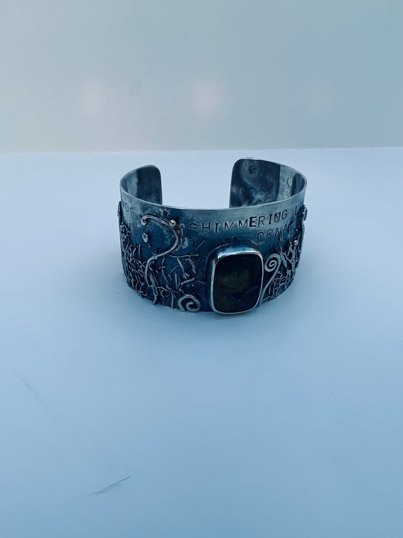 Sterling cuff  bracelet - image 6