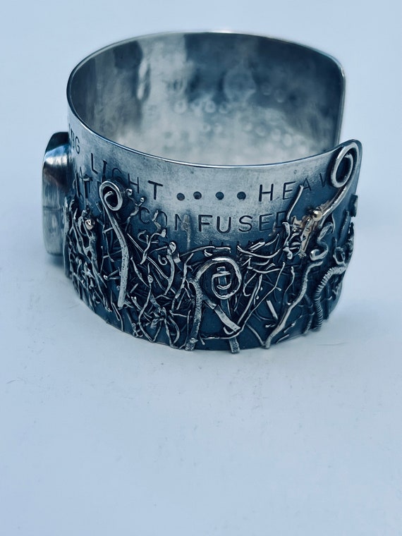 Sterling cuff  bracelet - image 2