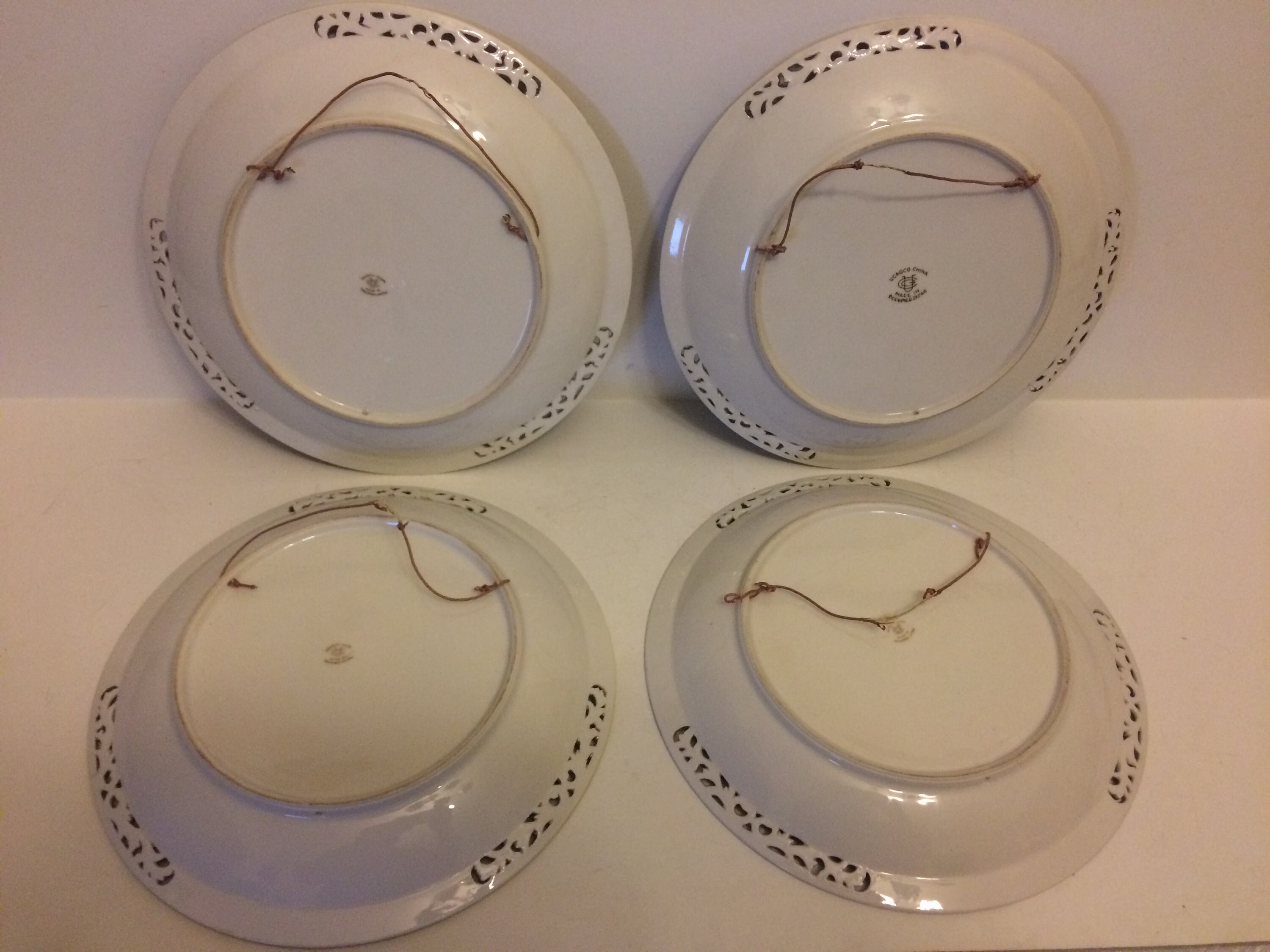 Vintage Occupied Japan Ucagco China Hand Painted 9.25