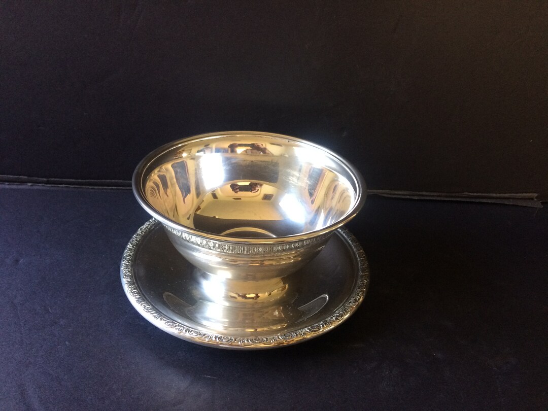 Vintage Sterling Silver Gravy Bowl by International Silver Etsy