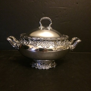 Antique Sterling Silver Sauce Tureen