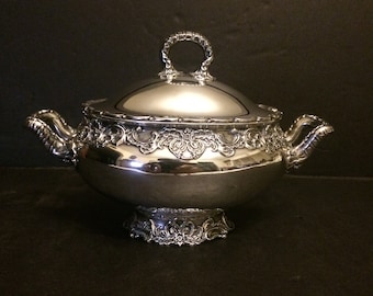 Antique Sterling Silver Sauce Tureen