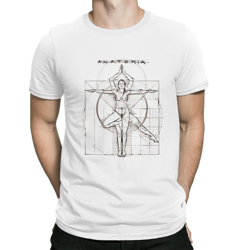Anatomia Funny Naked Nude Women Lady Girl Inspired Leonardo Da Etsy