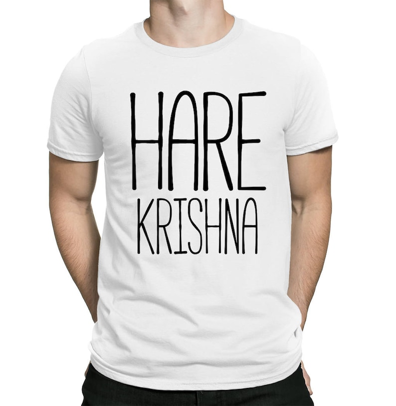 Hare Krishna T Shirt Maha Mantra Vedic Religion Bhakti Yoga - Etsy