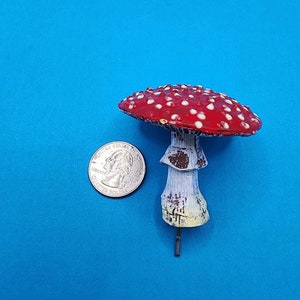 Realistic Fly Agaric Glowing Mushrooms