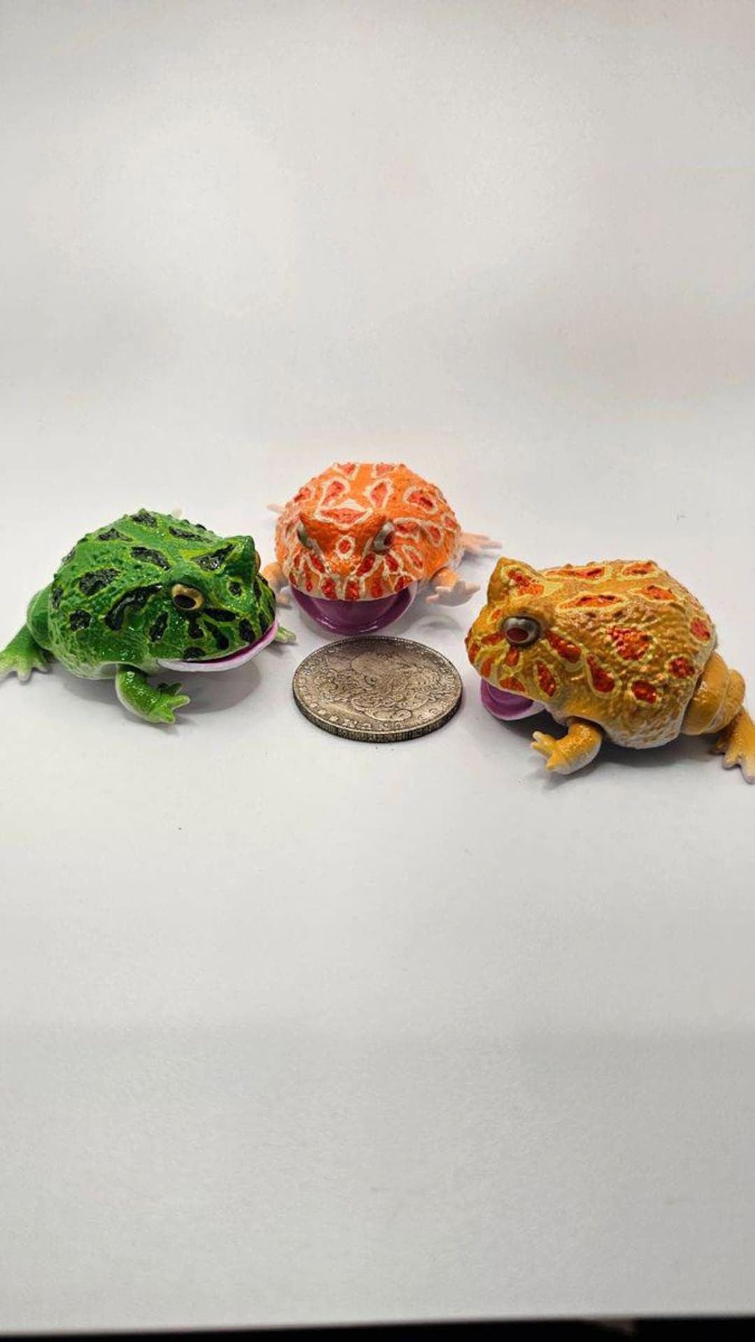 Pacman Frog Gachapon Figures - Etsy