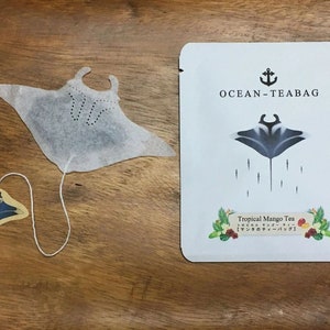 Manta Ray Tropical Mango Tea Bag - Ocean Teabag