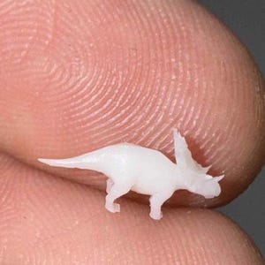 Nano Miniature Chasmosaurus Dinosaur Figures