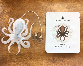 Octopus Red Keemon Tea Bag - Ocean Teabag