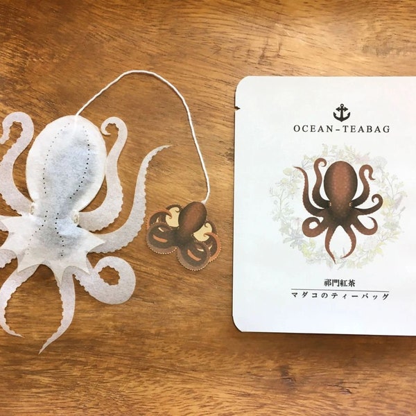 Octopus Red Keemon Tea Bag - Ocean Teabag