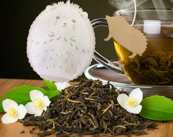Hedgehog Jasmine Tea Bag - Ocean Teabag