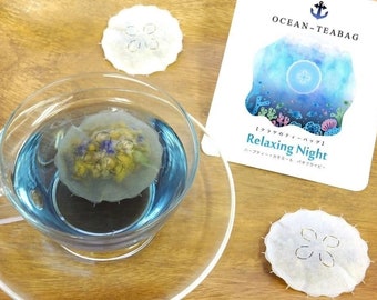 Jellyfish Chamomile Butterfly Pea Tea Bag - Ocean Teabag