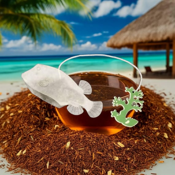 Boxfish Green Rooibos Tea Bag - Ocean Teabag