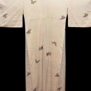 Vintage Silk Kimono with Butterflies #10