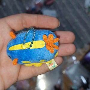 Sea Slug / Nudibranch Plush Keychain