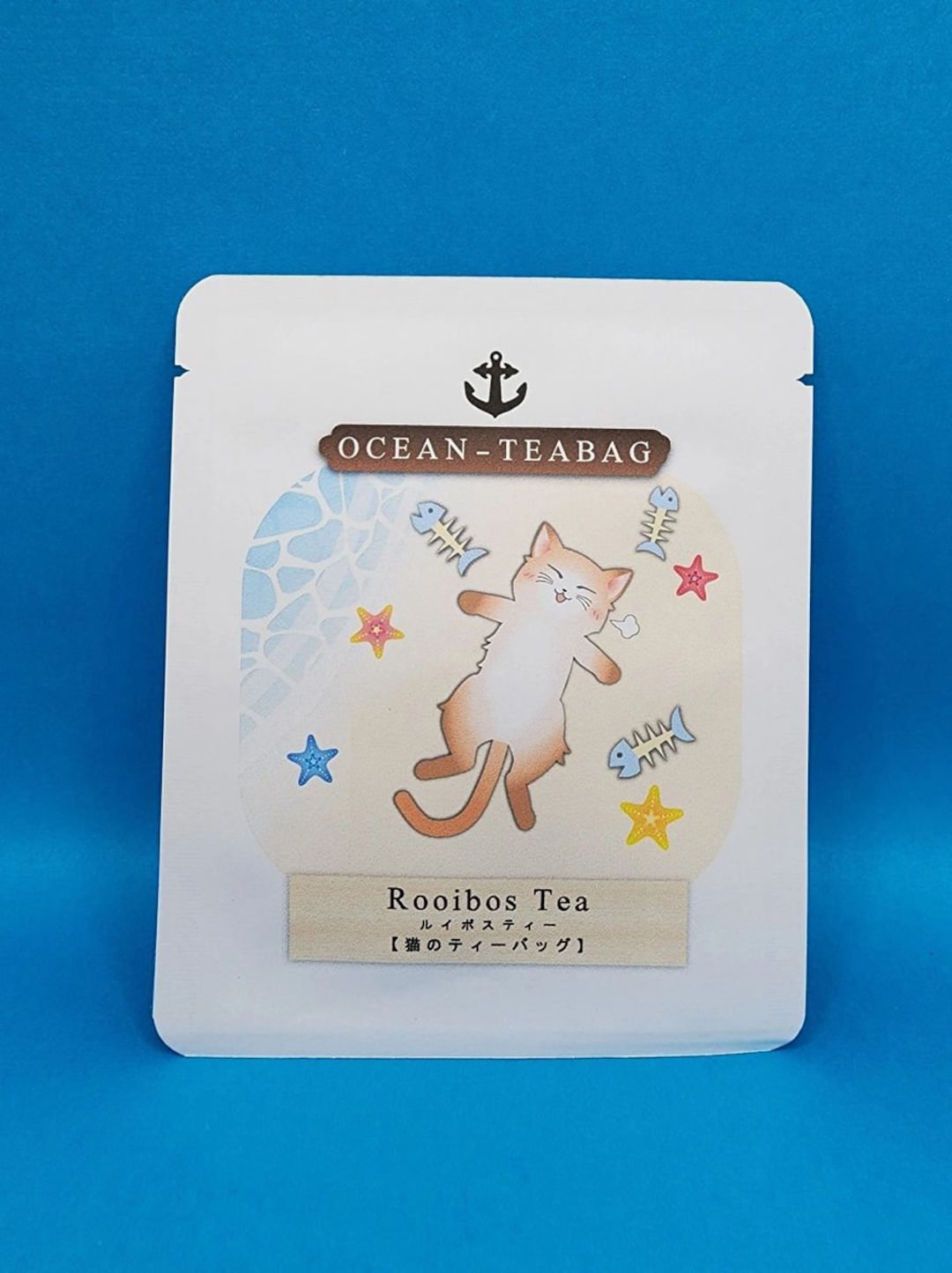 Relaxing Cat Rooibos Tea Bag Ocean Teabag Etsy