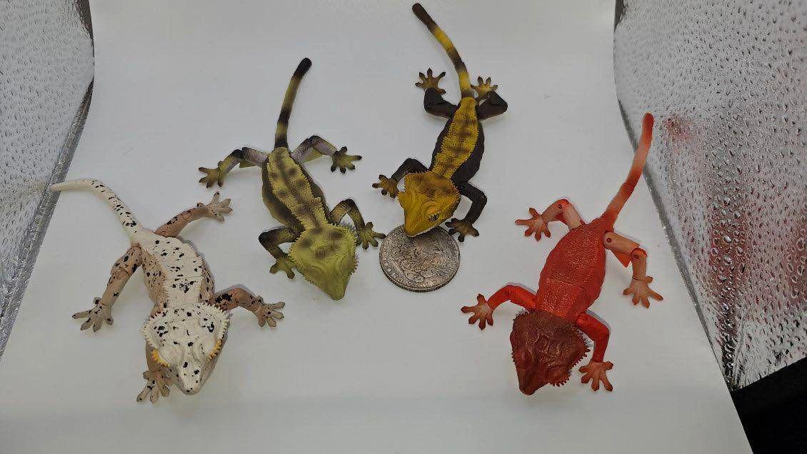 Realistic Crested Gecko Gachapon Figure - Etsy