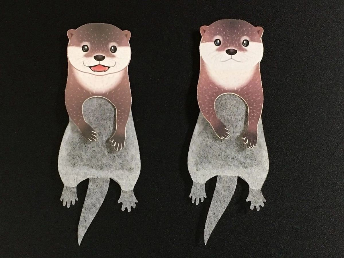 Small-Clawed Otter Apple Tea Bag - Ocean Teabag