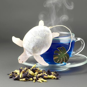 Sea Turtle Tea Bag - Butterfly Pea Jasmine Tea