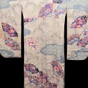 Vintage Silk Furisode Kimono #19