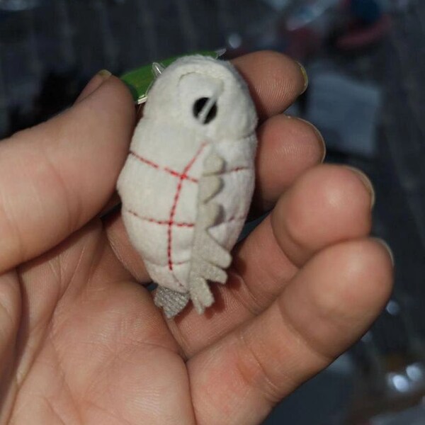 Tiny Isopod Plush Magnet