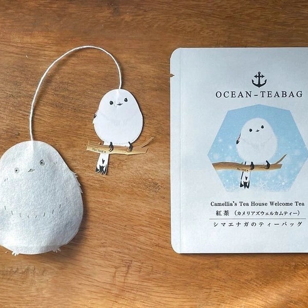 Shimaenaga Bird Tea Bag Gift Set- Ocean Teabag