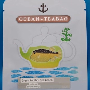 Boxfish Green Rooibos Tea Bag - Ocean Teabag