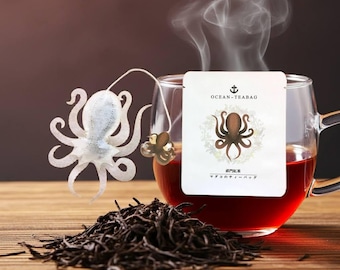 Octopus Red Keemon Tea Bag - Ocean Teabag