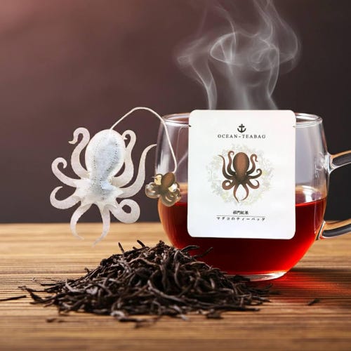 Octopus Red Keemon Tea Bag - Ocean Teabag