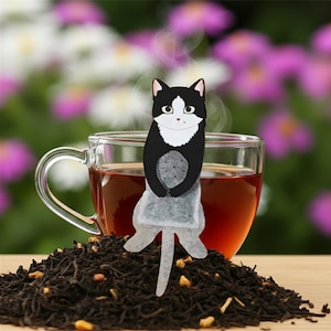 Hachiware Cat Black Tea Bag - Ocean Teabag