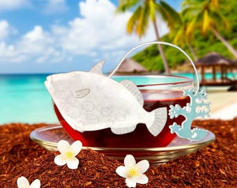 Trigger Fish Jasmine Rooibos Tea Bag - Ocean Teabag