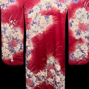 Vintage Silk Furisode Kimono #31