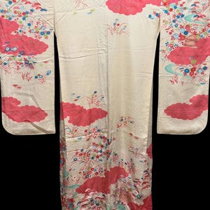 Vintage Silk Furisode Kimono #16
