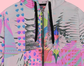 Vintage Marc Jacob's Heaven Limited Release “ACID BUNNY” Zip-up