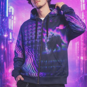 Y2k Cyber Jacket - Etsy