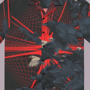 crow dress shirt Amazon.com: F-Caw-F Black Crow Moon Vintage Retro Halloween Dark Humor T- Shirt : Clothing, Shoes & Jewelry
