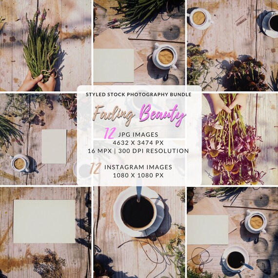 Styled Photo Shoot Social Marketing Photo A4 Mockup Styled