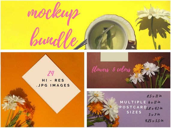 Social Marketing Photos Invitation Mockup Product Mockup Listing Mockup