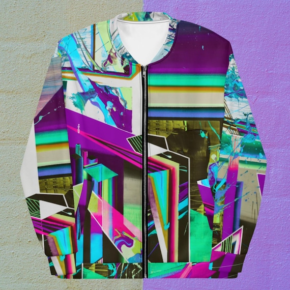 REW THE BASIC JACKET ＆KAMIKAZE BIBPANT Cyberpunk Bomber Jacket