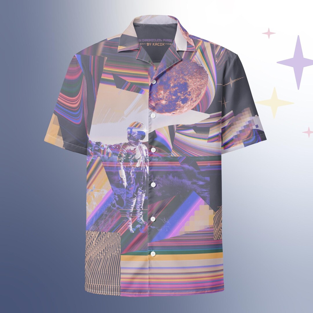 Spaceship Button Up Shirt