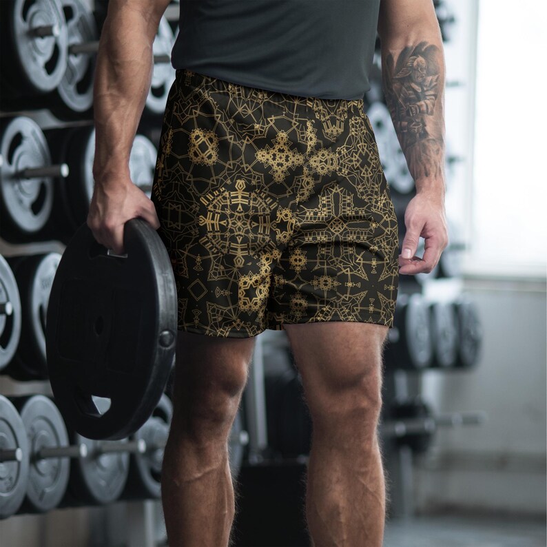 All-Over Print Unisex Athletic Long Shorts