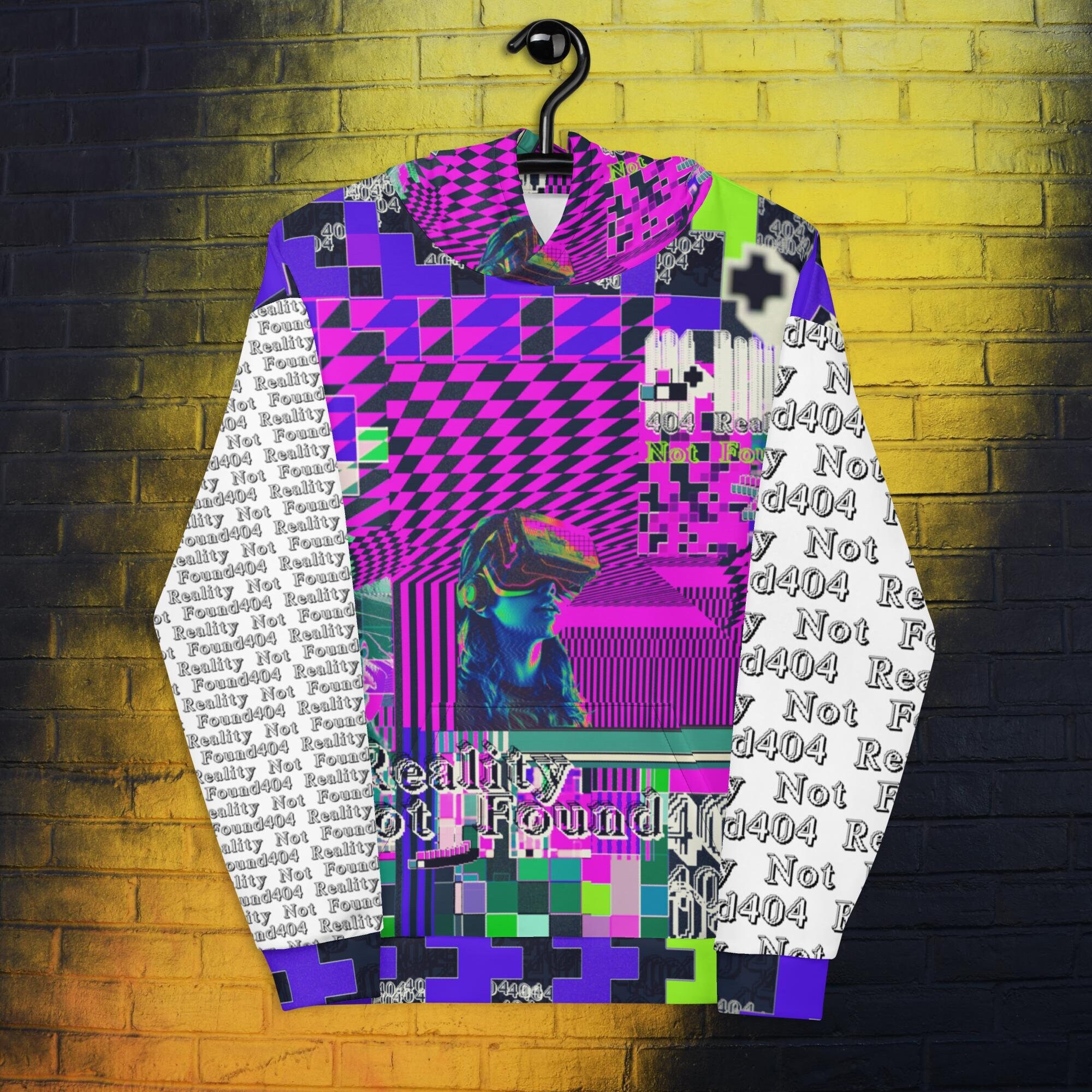 Cyberpunk Graphic Hoodie All Over Print Cyber Shirt Eco