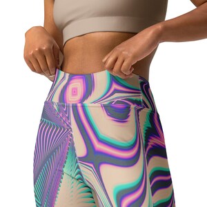 Trippy Hippie Flame Psychedelic Men's Leggings
