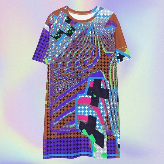 hip hop t shirt dress LGY Retro Old School Hip Hop 80s 90s Graffiti Cassette T-Shirt Dress Casual Summer Dress Everyday Outfit, Women's, Size: 2XL, Black